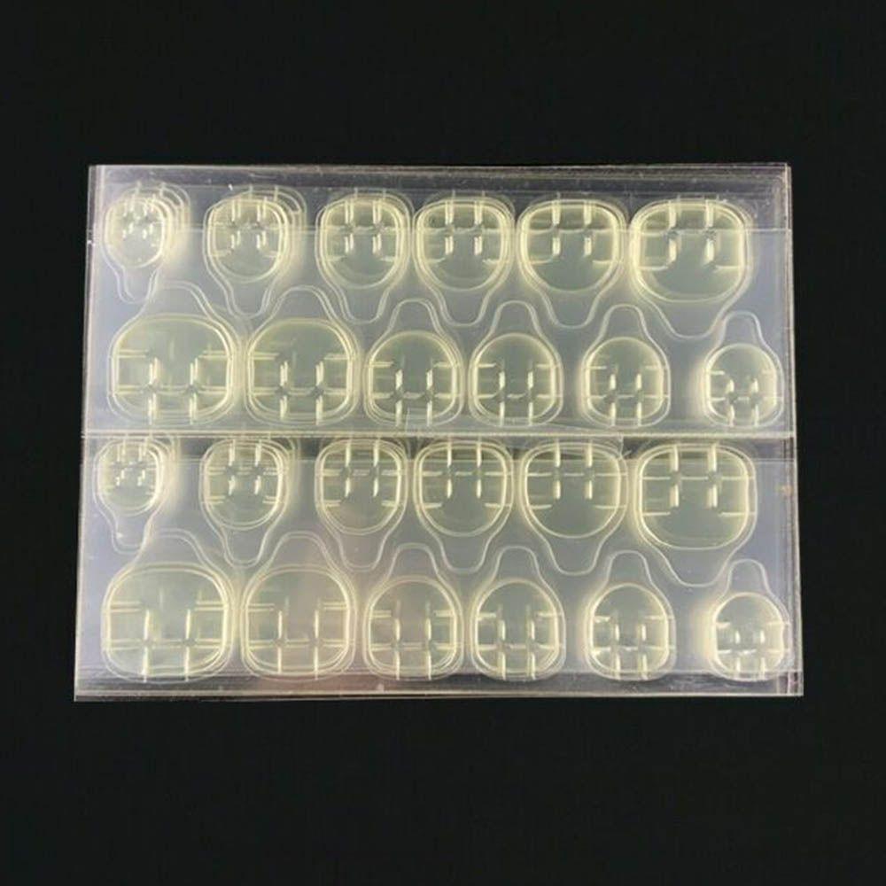 Женские прозрачные ультратонкие накладные ногти, двухсторонние наклейки, инструмент для наращивания, клейкие ленты