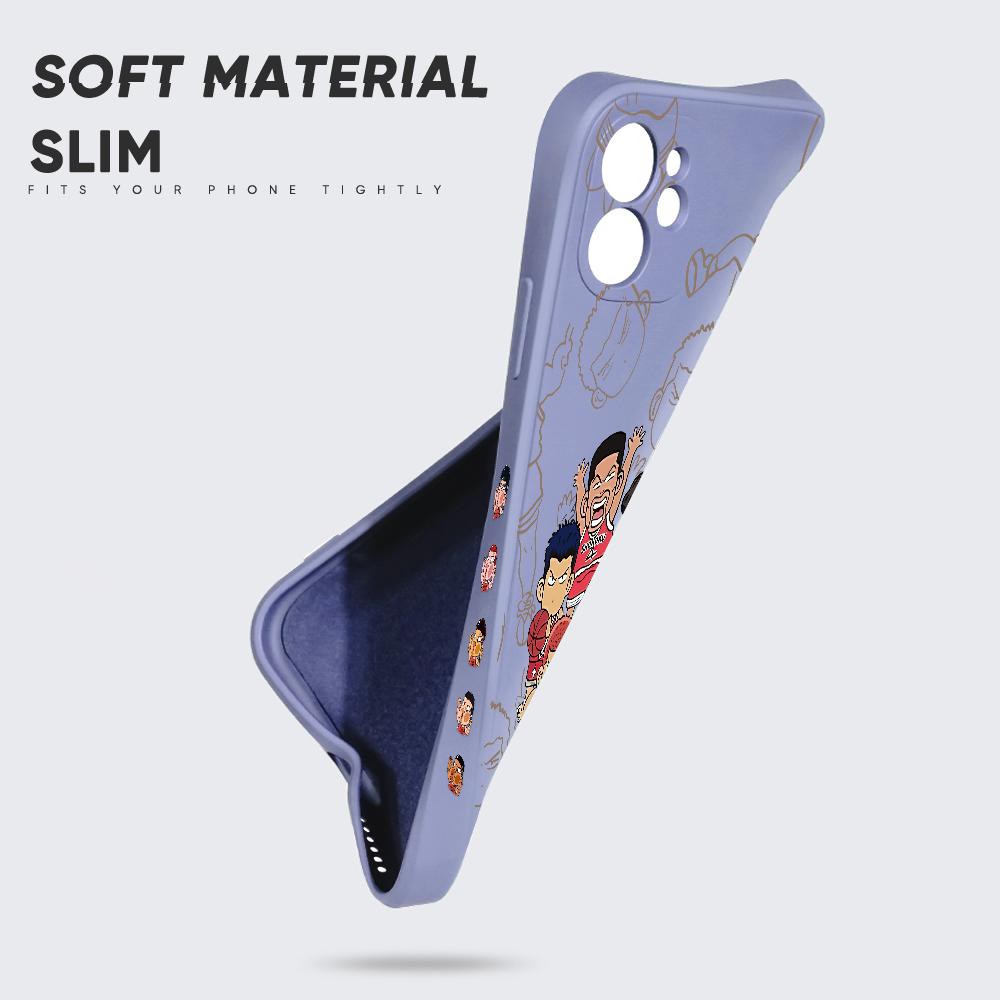 Милый чехол для телефона с мультяшным рисунком для Redmi Xiaomi POCO Note 10 Pro 9 9A 9T 10C 8 7 11 Lite 5G X3 M3 с квадратным краем, мягкие защитные чехлы для полной камеры