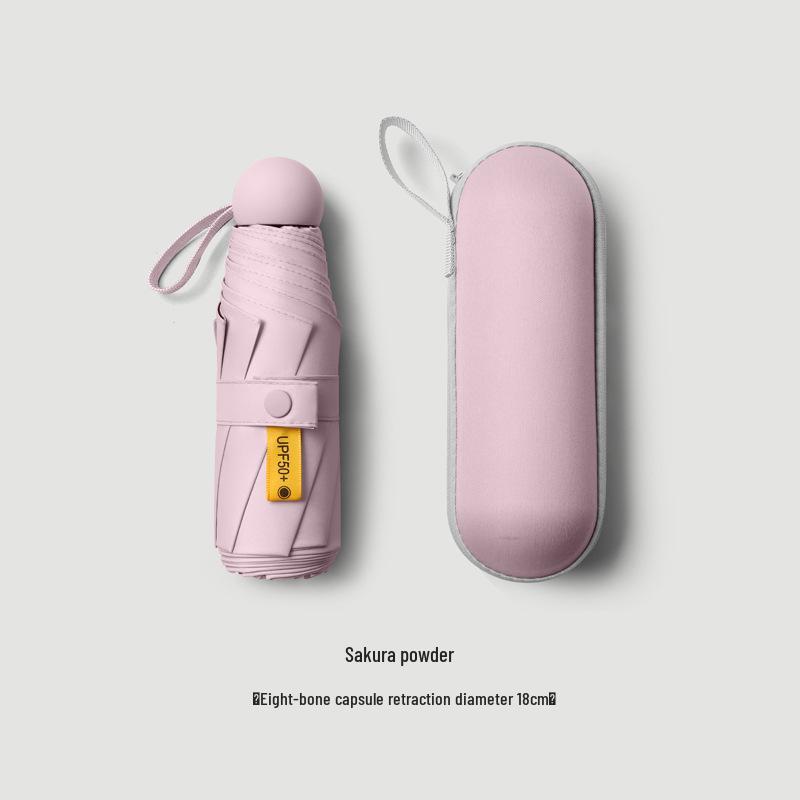 50% скидка на женский портативный солнцезащитный зонт - Защита от УФ-лучей, Ручное складывание, Зонт от дождя и солнца