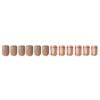 Dashing Diva Magic Press Nail Sticker 20p Set, Cozy Check, 1 Set
