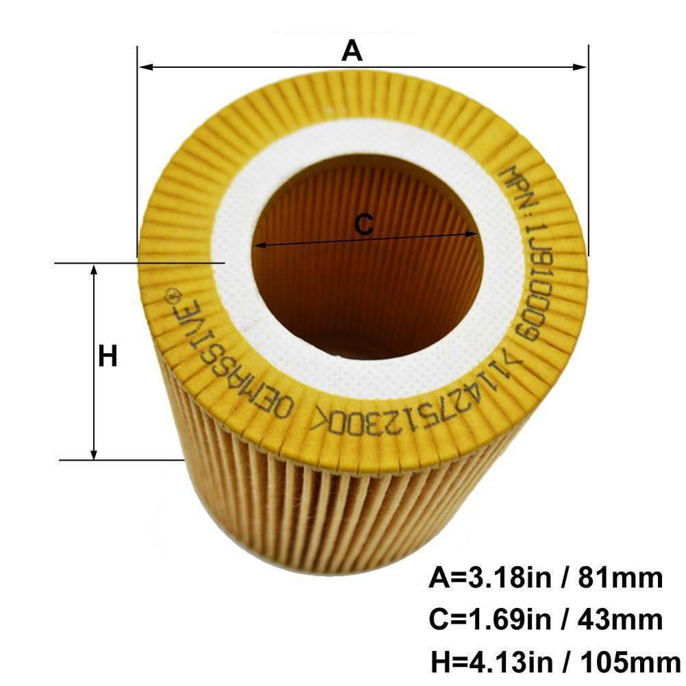 Автомобильный сменный масляный фильтр 11427512300 11421427908 Масляный фильтр для двигателя автомобиля BMW 323Ci 325Ci 328Ci 330Ci 525i 530i