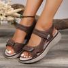 Fashion 2024 New Women Waterproof Platform Sandals Summer Anti-slip Light Casual Wedge Sandals Women Comfortable Non-slip Shoes Big Size