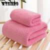 2 шт. коралловый флис приятен для кожи. Более мягкие и большие полотенца. Банные полотенца более впитывают влагу, чем чистый хлопок. Не выцветают, не выпадают.