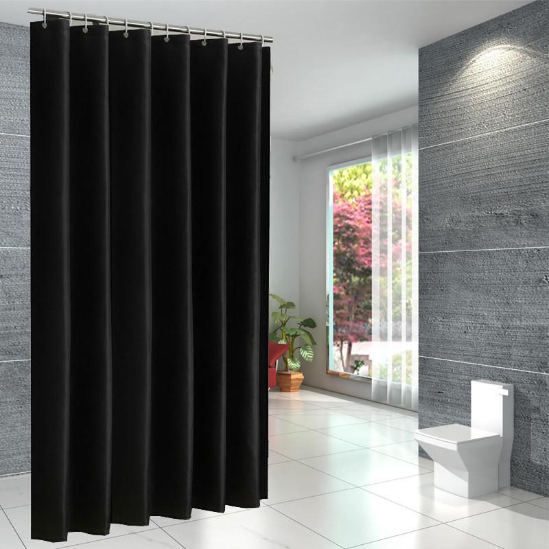 Elegant Waterproof Shower Curtain For Bathroom 180x200cm With Durable Polyester Fabric