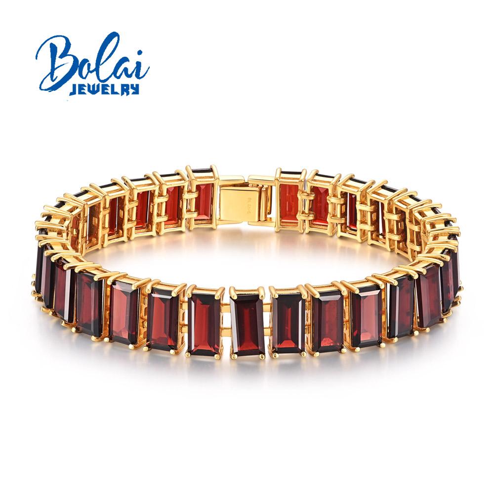 Большой широкий браслет из натурального красного граната, драгоценный камень, серебро 925 пробы, ювелирные украшения для женщин, драгоценный подарок для мамы