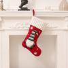 Bag Pocket Hanging Christmas Gift Santa Claus Sock Christmas Stocking Gift Bag Christmas Tree Decor