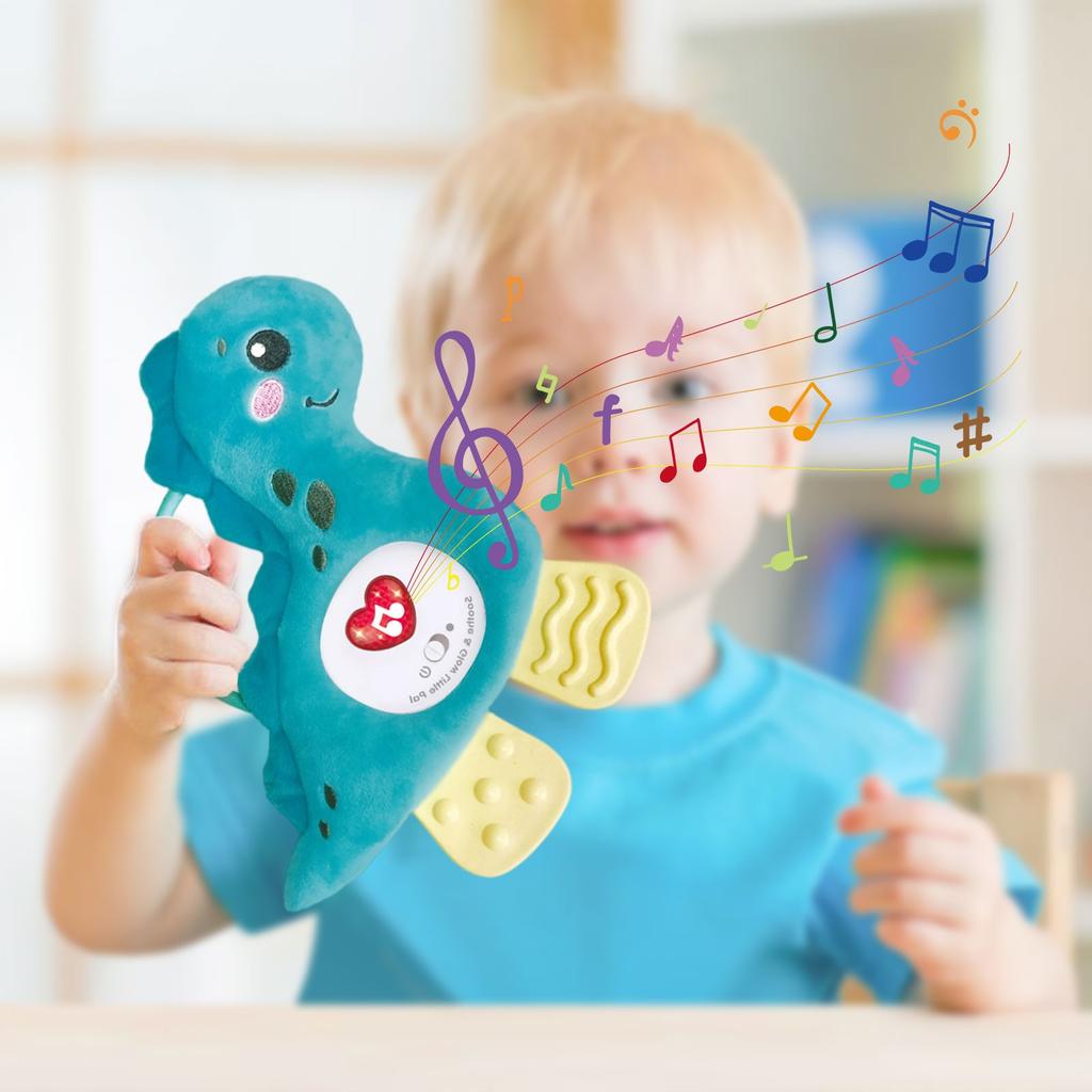 Детские музыкальные игрушки, 0, 3, 6, 9, 12 месяцев Детские игрушки, Подарки для мальчиков и девочек, Игрушки для младенцев с подсветкой, Зеленый