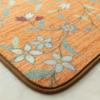 sayang sayan Моющийся коврик для кухни с цветочным принтом для кухни и прихожей Prima 45x240 оранжевый