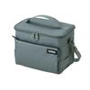 Thermos Soft Cooler 5L Gray Insulated Bag 5 Layer Insulation Structure Foldable and Compact Water Repellent Fabric Box Type RFD-0051 GY
