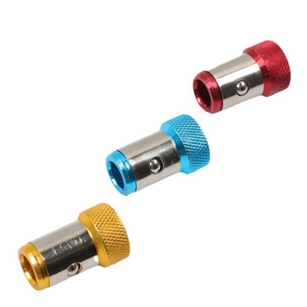 3pcs Anti-Slip Design Magnetic Ring Bit Durable Drill Tool Magnetizer Screw Driving
