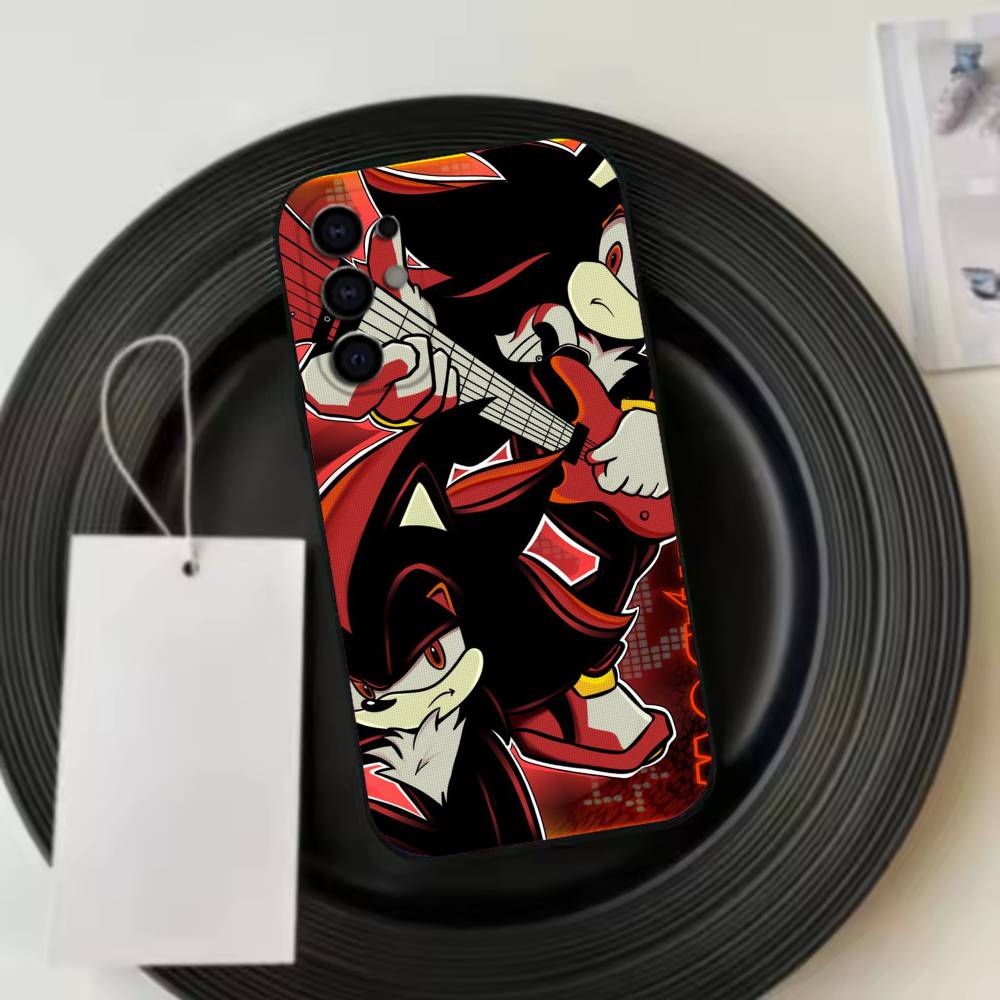 Shadow The 12H-Hedgehog Phone Case For Samsung S25,S24,S21,S22,S23,S30,Ultra,S20,Plus,Fe,Soft Silicone Black Cover
