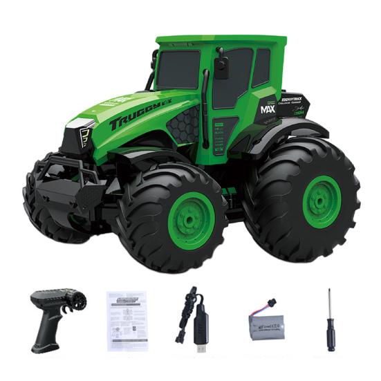 Remote Control Amphibious Off-road Car 4WD Kids Electric 2.4GHz RC Stunt Truck Rechargeable Toddlers All-terrain Crawler Vehicle Toy