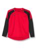 PRO Field Soccer Long Chinese Size 140 Shirt, Wear, Sleeve, Moisture-Wicking, Quick-Drying, P2MA2506, Kids, Red,