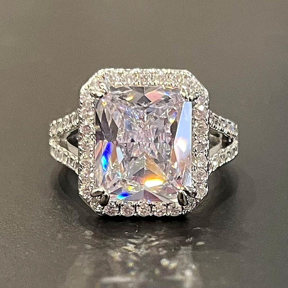 Модные великолепные обручальные кольца для женщин, блестящие циркониевые аксессуары для церемонии годовщины, роскошные ювелирные украшения для вечеринки, подарок