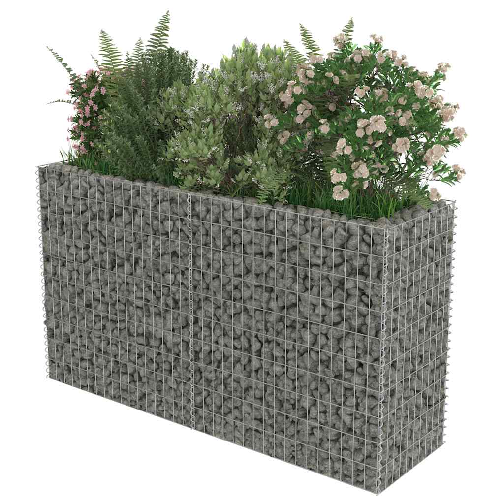 Gabion Raised Bed Galvanized Steel 180 * 50 * 100 cm