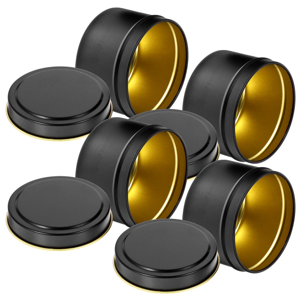 4Pcs Tins DIY Jars Containers with Lids Candles Making Jars Empty Jars Metal Can