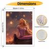 Disney DIY Oil Painting Art Painting Kit Rapunzel Floating Lanterns Home Wall Decor Handmade Gift Modern Aesthetic Romantic Room Art
