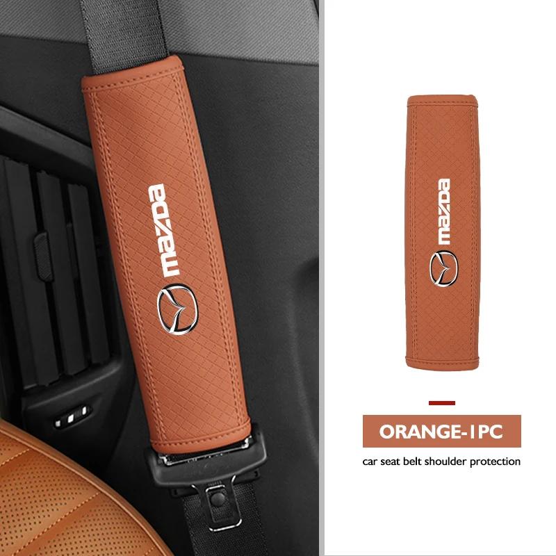 2025 Hot Car Seat Safety Belt Shoulder Protection Strap Pad Accessories For Mazda Atenza Axela MX30 CX30 CX3 CX9 MX5 RX8 RX7