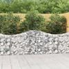 VidaXL 3x Arched Gabion Baskets Arched Gabion Cages Gabion Walls Garden Fences Terrace Outdoor 3145410