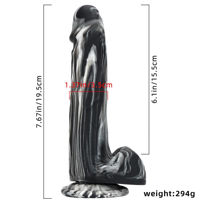 Woman's Liquid Silicone Soft Simulation Big Dildo Dildo Masturbation Device Backyard Anal Plug