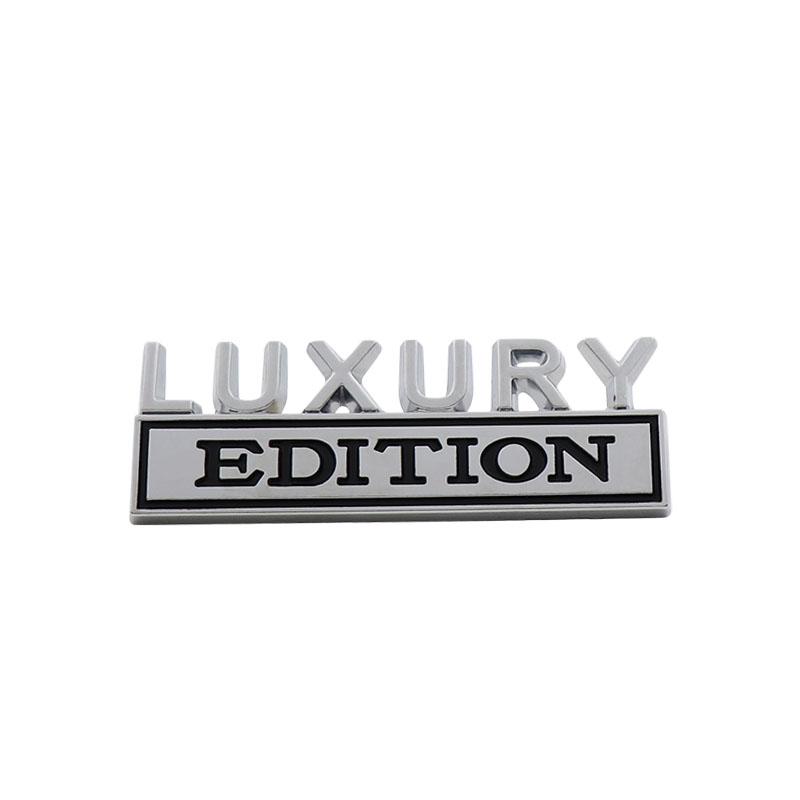 3D Car Styling Luxury Edition car Grille Fender trunk Rear Bonnet Nameplate Decal Emblem Badge Sticker