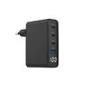 Chargeur - GEMBIRD - TA-UC-PDQC100LCD-01-BK - 4 Ports USB Type-C - 100W - Protection Surcharge