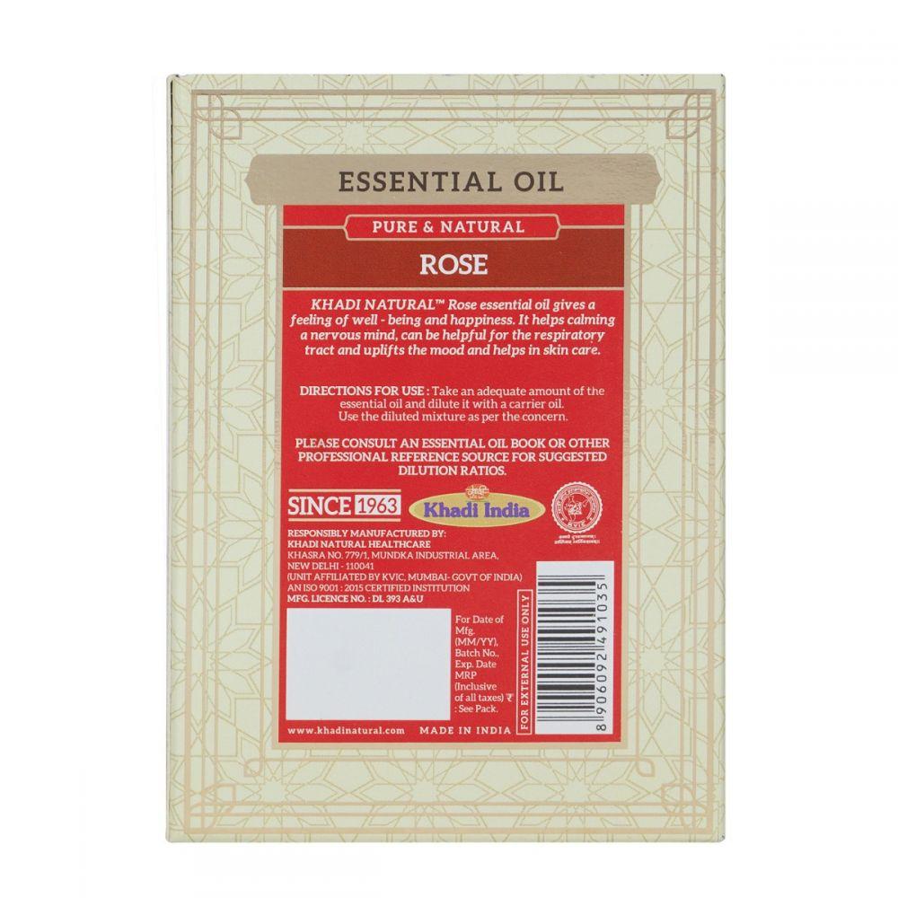 Эфирное масло Розы (15 мл), Essential Oil Rose,  Khadi Natural