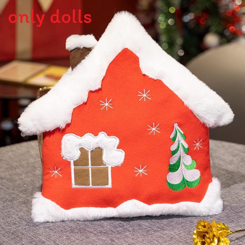 Gingerbread Man Snowman Christmas Tree Plush Daoll Pillow For Festive Home Decoration