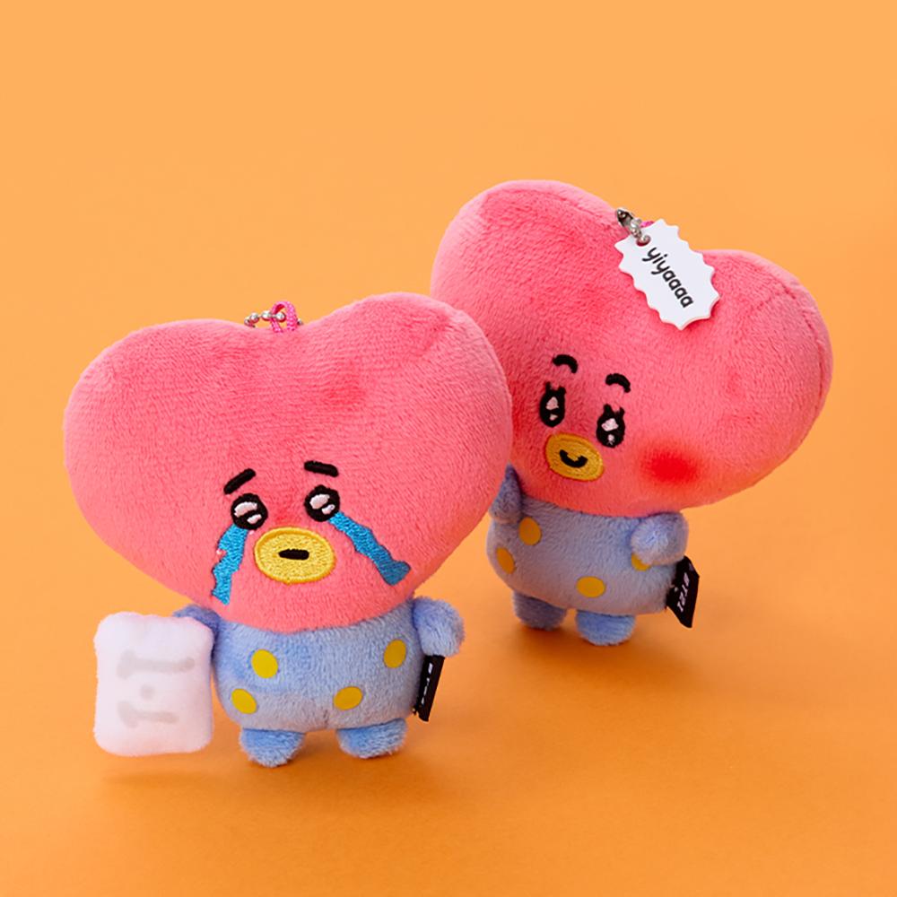 BT21 TATA Плюшевый брелок «Настроение дня: Доки-Доки»