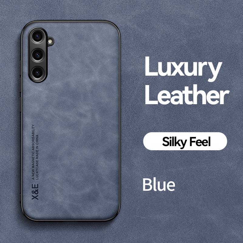 KEYSION Роскошный кожаный чехол в стиле ретро для Samsung M34 5G S23 FE, силиконовый + ПК, противоударная задняя крышка для телефона Galaxy S23 FE 5G M34 5G