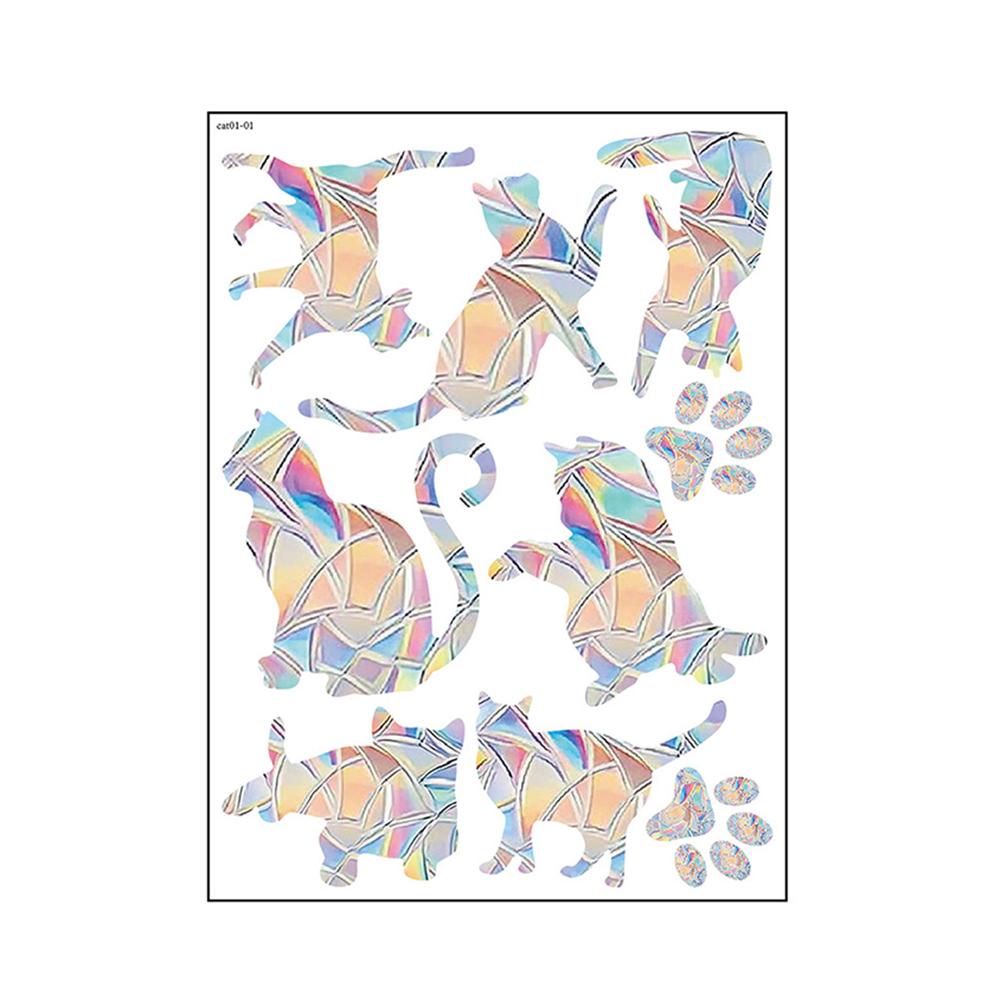 Электростатическая радужная оконная пленка, креативные шикарные наклейки на окна своими руками, призматические бабочки, многоразовые аксессуары для домашней двери