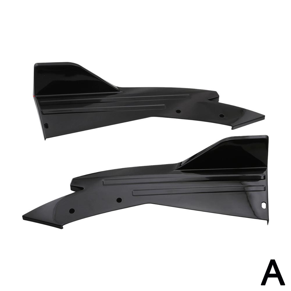 Универсальный протектор заднего бампера Canards Splitter Боковая защита бампера Наклейка на автомобильная защита Аксессуары Крышка Юбка Комплекты кузова