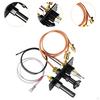 Natural Gas Pilot Assembly with Thermocouple,Thermopile and Nozzle,LP Ng 3 Way Replacement