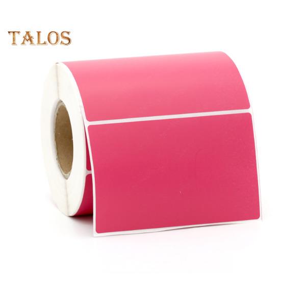 Прямые термоэтикетки Самоклеящаяся термопринтерная этикеточная лента Многоцелевые прочные на разрыв этикетки Наклейки для самостоятельной печати Логотип QR-код Имя Тег