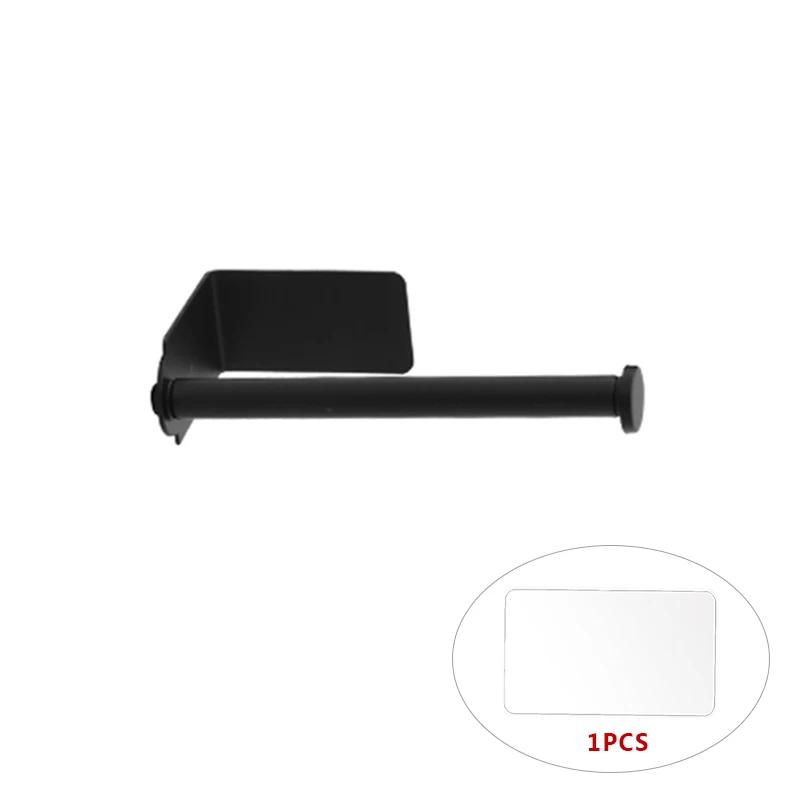 Самоклеящийся держатель для туалетной бумаги, настенное крепление, без перфорации, диспенсер для рулонов полотенец из нержавеющей стали для ванной комнаты и кухни