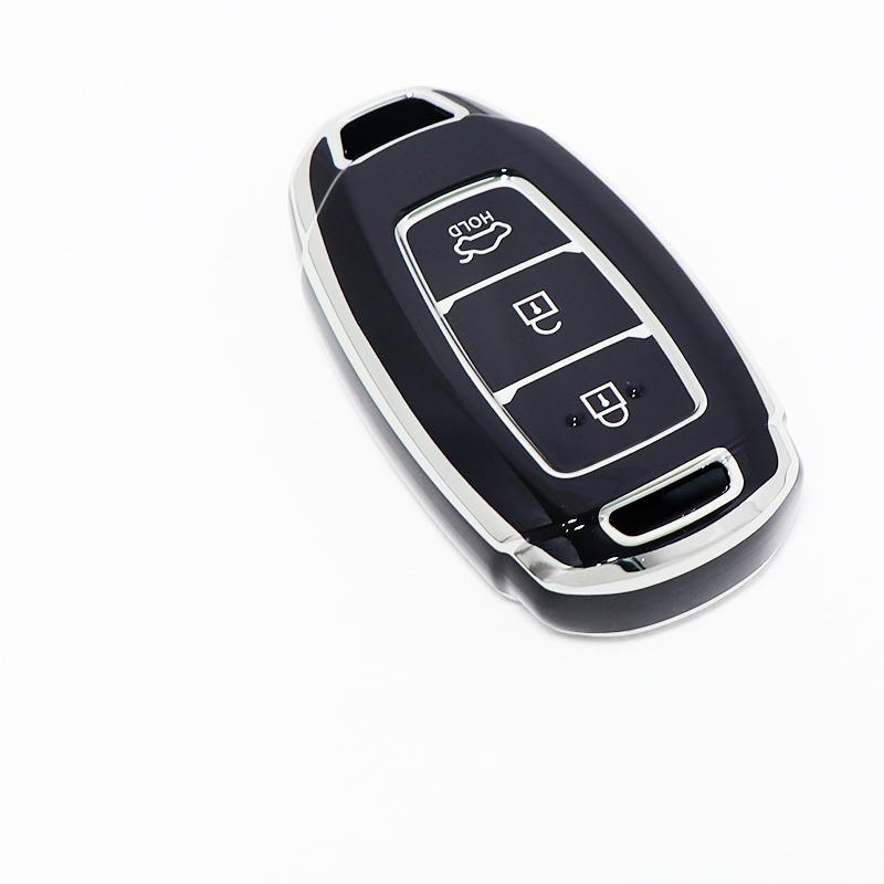3/4/5 Кнопок Для Hyundai Encino Kona Solaris Azera Grandeur Elantra Santa I30 Ix35 Accent Fe Чехол Брелок ТПУ Чехол-Крышка для Автомобильного Ключа