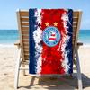 Пляжное полотенце с принтом эмблемы клуба Bahia Fc, Супермягкая микрофибра, Идеальный подарок на день рождения, для бассейна, пляжа, путешествий, для семьи и друзей