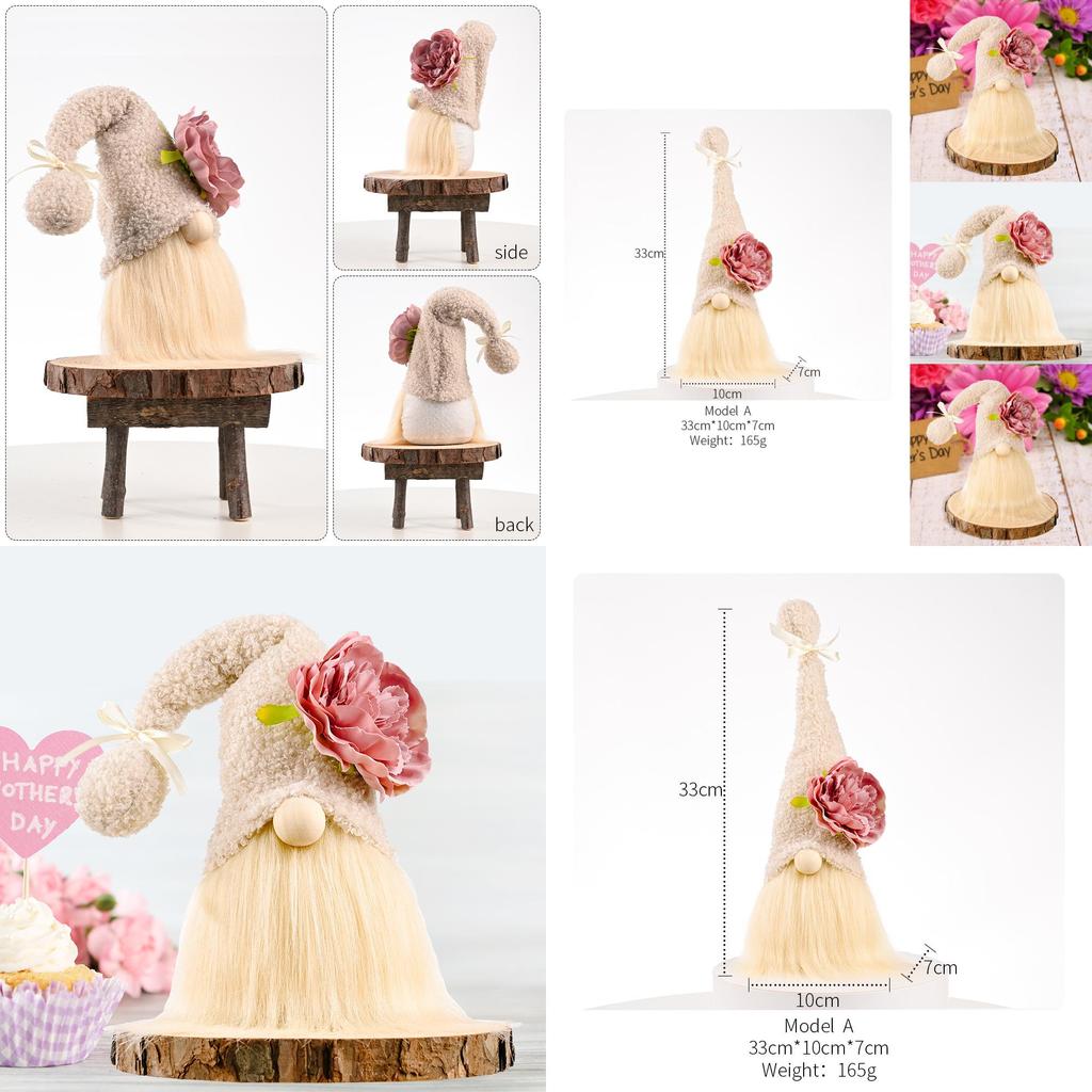 Очаровательная плюшевая кукла Гвоздика Рудольф для празднования Дня матери, подарок, декор