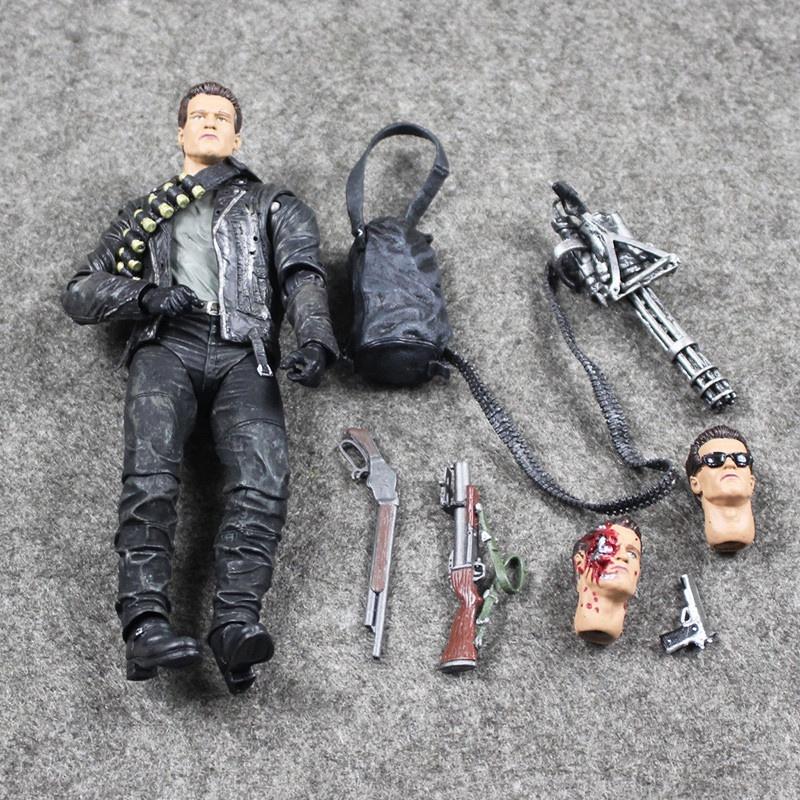 2 Терминатор Neca Судный День T800 Ultimate Deluxe Арнольд 8" Фигурка Действия Новая