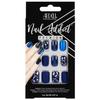 Заголовок: Ardell Nail Addict Bleu Mat - Набор из 28 Искусственных Ногтей с Клеем и Аксессуарами - Блестящее Покрытие