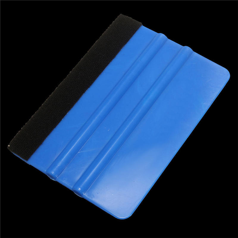 Vinyl Plastic Wrap Applicator Car Squeegee Decal Soft Felt Edge Scraper Tool