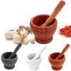 Pestle Set Mixing Grinding Kitchen Cooking Tools Garlic Press Manual Grinder Garlic Herb Spice