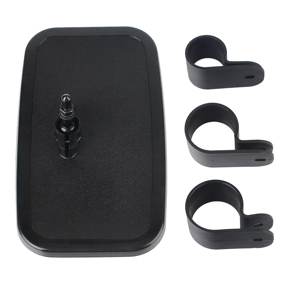 Вращающееся на 360° черное зеркало заднего вида для автомобиля, комплект 1,5/1,75/2 дюйма для квадроцикла UTV Offroad, 1 шт., автоматическое вспомогательное зеркало заднего вида