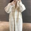 Imitation Mink Velvet Autumn and Winter Long Mother Coat Loose All-match Women's Thickened Cardigan
