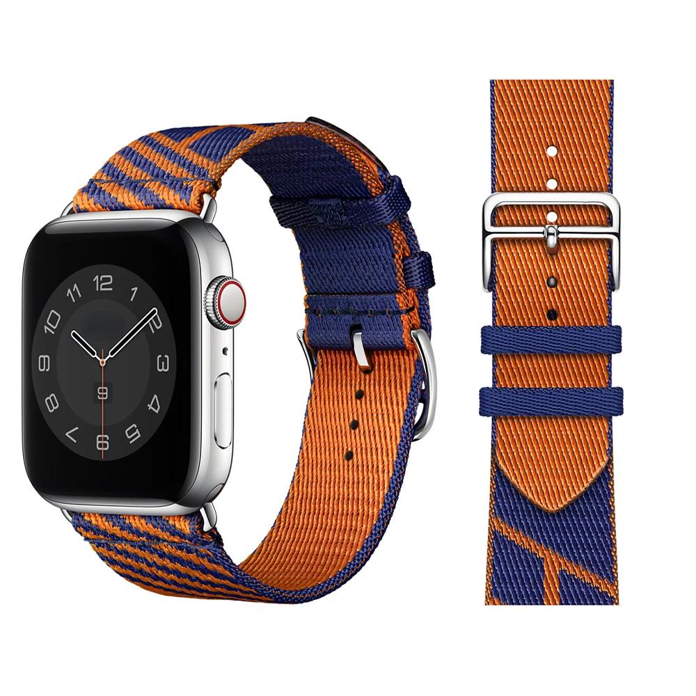 Нейлоновый ремешок для Apple Watch 49 мм 45 мм 44 мм 41 мм 40 мм 42 мм 46 мм Тканевый браслет Наручный ремешок iWatch Серия Ultra 10 9 8 7 6 5 4