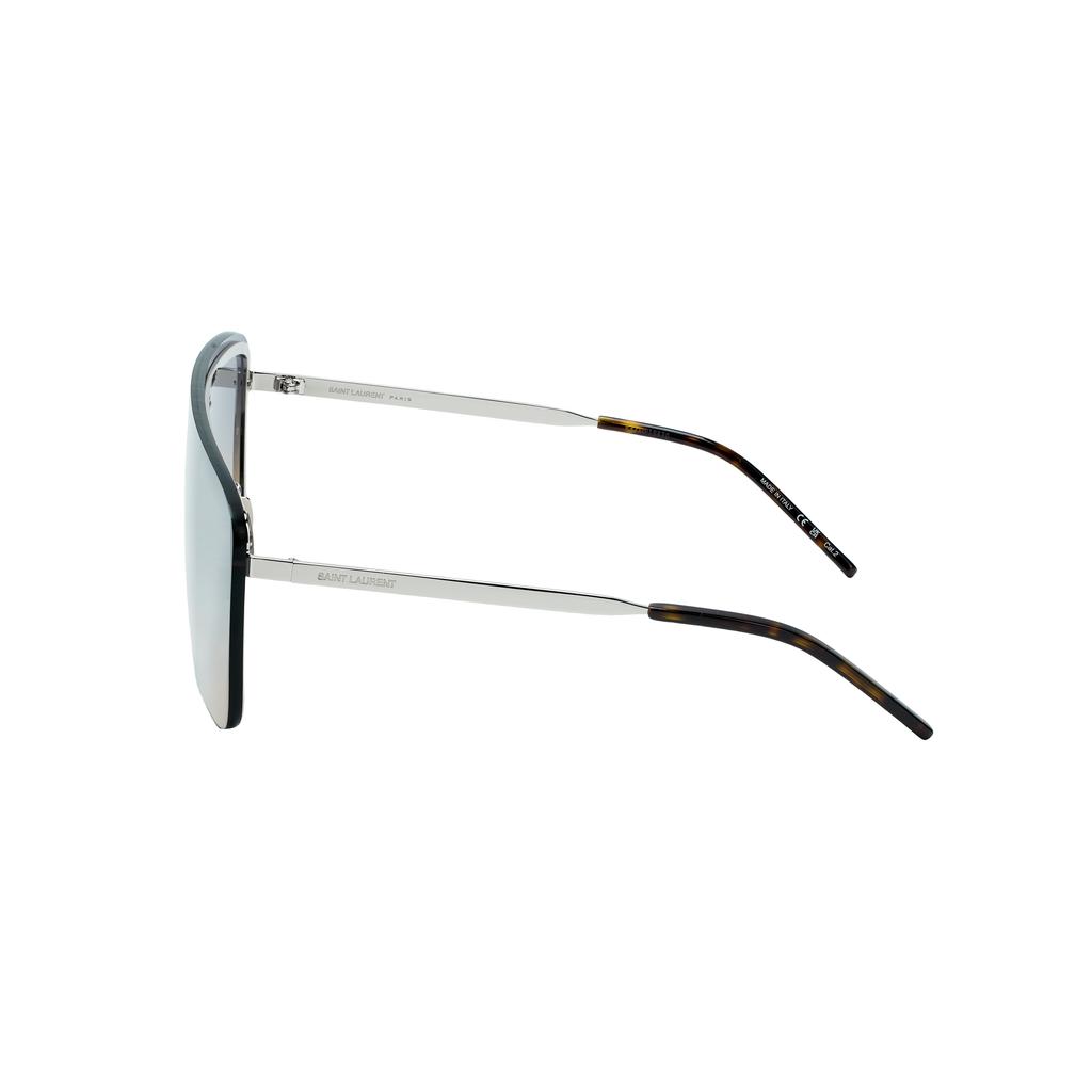 Saint Laurent Gradient Mask Sunglasses Silver Unisex Eyewear SL-364-MASK009
