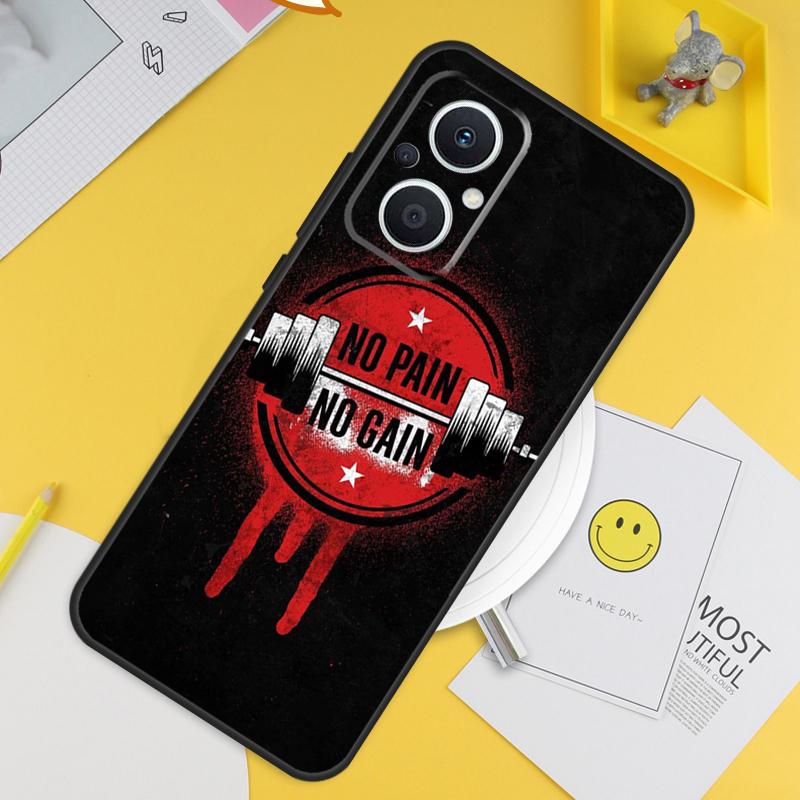 Фитнес Тренажерный зал Бодибилдинг Для OPPO Reno 14F 13F 12F 11F 13 12 11 10 14 Pro 7 8 Lite 8T OPPO Find X5 X6 X8 X9 Pro Чехол