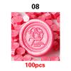 100PCS51Colors Wax Bean Envelope Invitation Letter Stamp Sealing Wax Special Mud Sealing Wax
