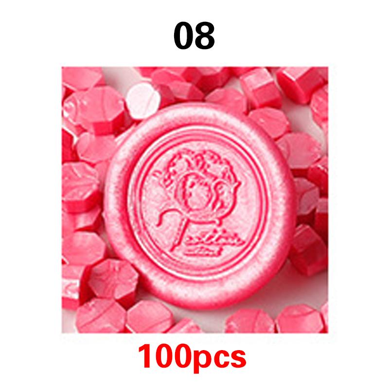 100PCS51Colors Wax Bean Envelope Invitation Letter Stamp Sealing Wax Special Mud Sealing Wax