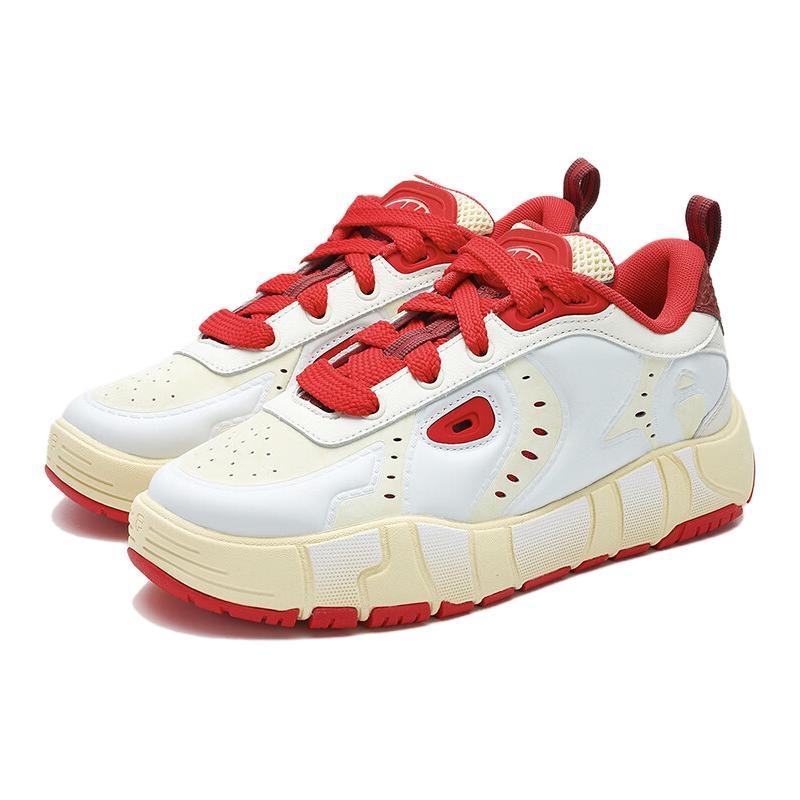 (WMNS) FILA Melt Skate Shoes 'White Red' Women's F12W413205FCA